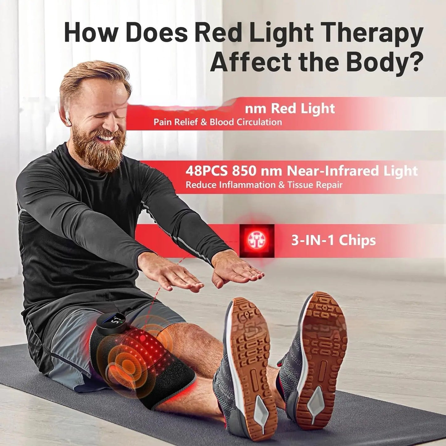 LED Red Light Therapy Pad