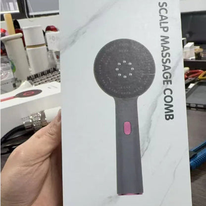 Electric Scalp Care & Hair Growth Massage Comb with Liquid Injection – Red Light Therapy