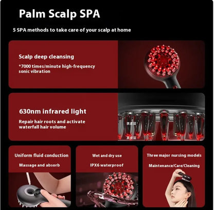 Red Light Scalp Massager